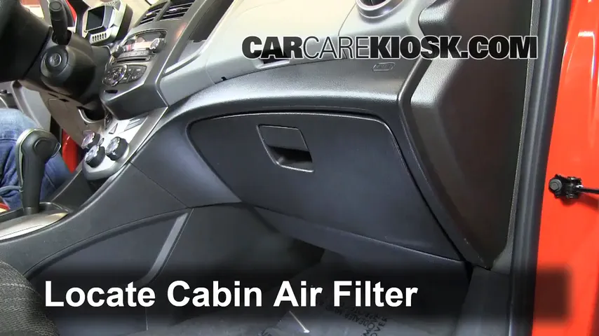 2012 Chevrolet Sonic LT 1.8L 4 Cyl. Sedan Air Filter (Cabin) Replace